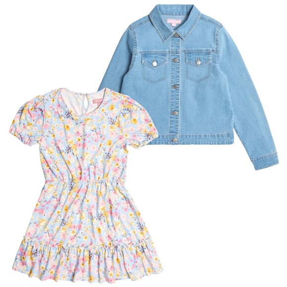 BCBG Youth Dress & Denim Jacket Set‎ - Picture 7 of 11